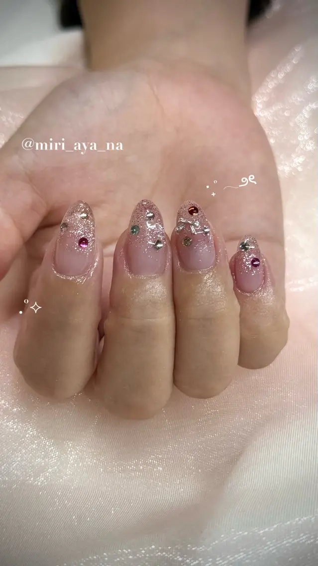ネイル 新宿代々木/キレイめ ちゅるん/miriのネイルデザイン
