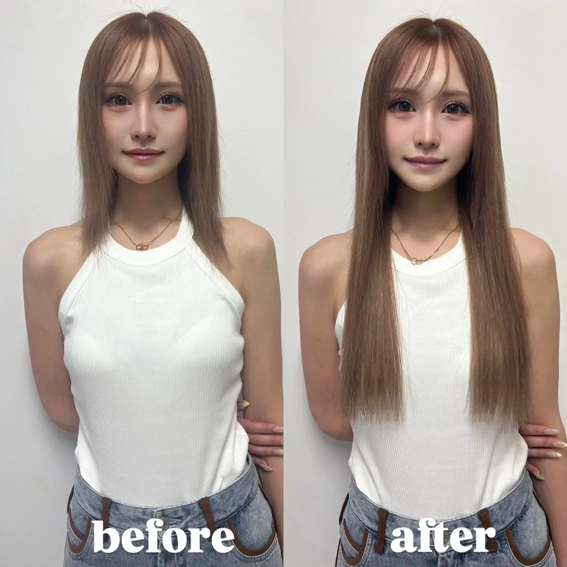 ロング エクステ 西村 雄二/エクステのヘアスタイル