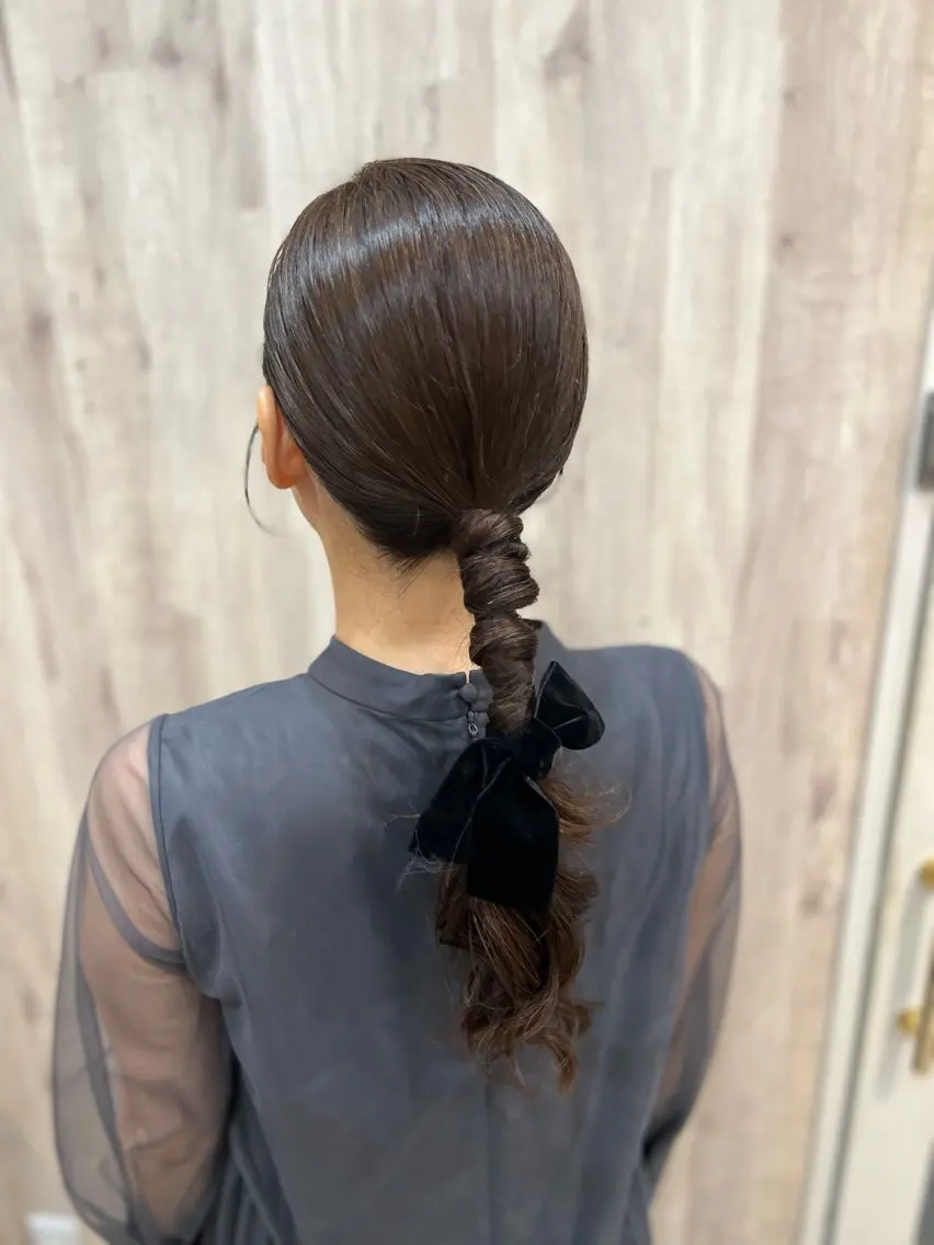 ヘアアレンジ ヘアセット ヘアメイクネイリスト hidemi中目黒のヘアスタイル