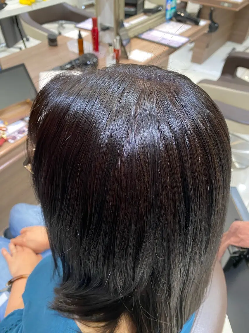 セミロング カラー 当日予約可能✨ モデル募集中/金井祥のヘアスタイル