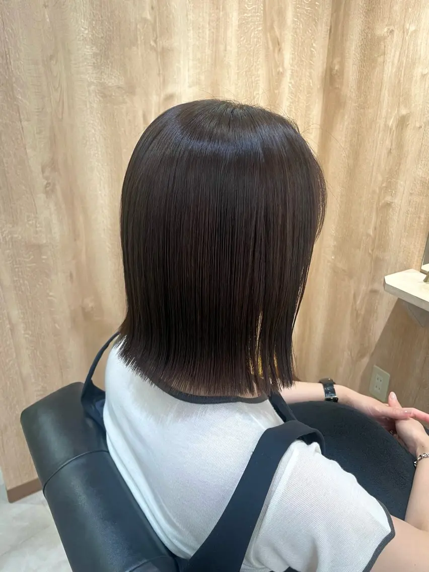 ショート カラー ショートヘア カット ヘアカラー 縮毛矯正 トリートメント 髪質改善🌱透明感 カラー/MINAMIのヘアスタイル