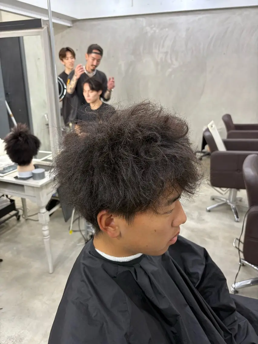メンズ 【メンズ縮毛矯正】 トワのヘアスタイル