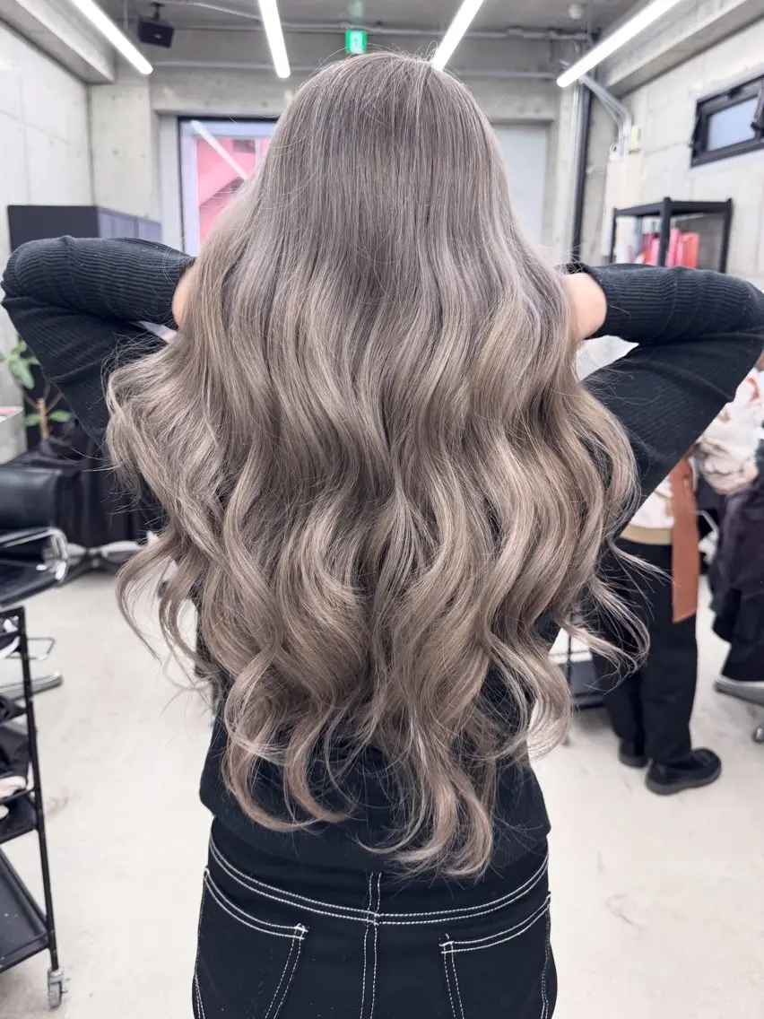カラー Asami/名古屋/ ハイトーン/デザインのヘアスタイル