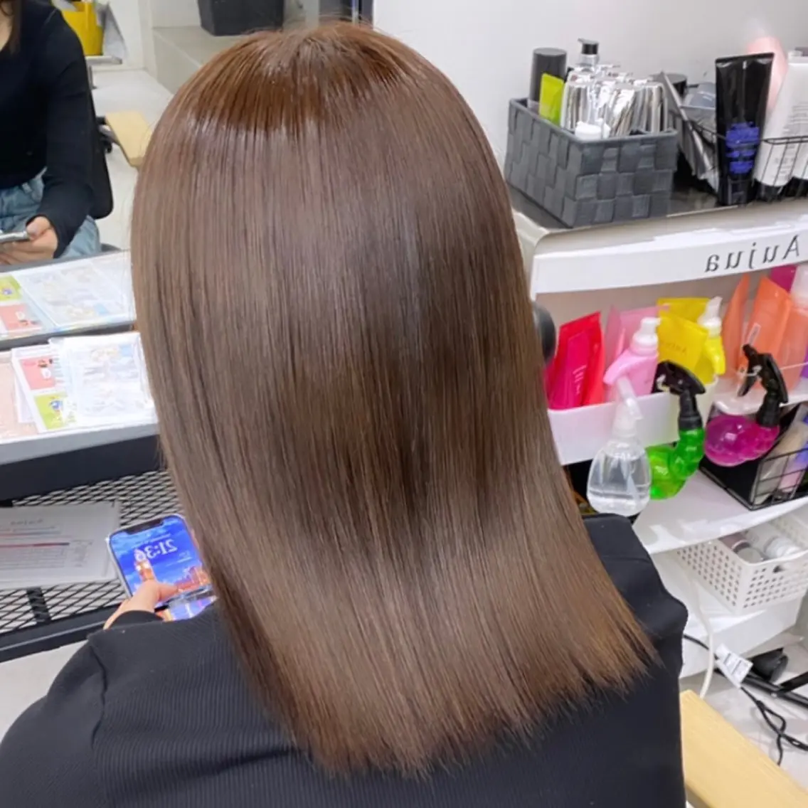 カラー パーマ ヘアアレンジ メンズ mona/ ストレートスタイル✨のヘアスタイル