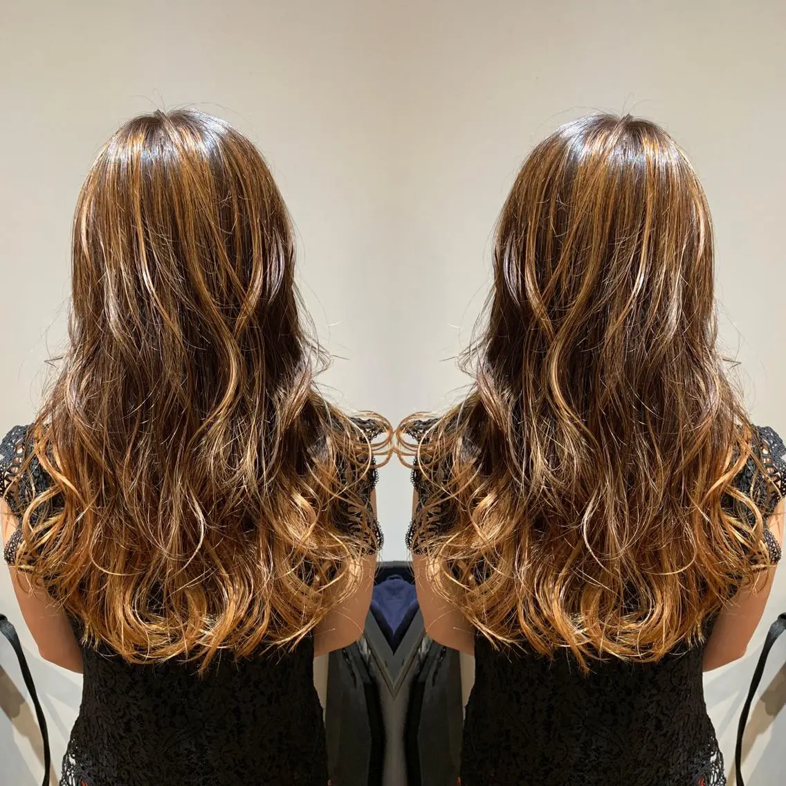 ロング カラー ヘアアレンジ ベージュカラー グラデーションカラー ハイライトカラー イルミナカラー ハイライト 髪質改善特化 ミサワコウキのヘアスタイル