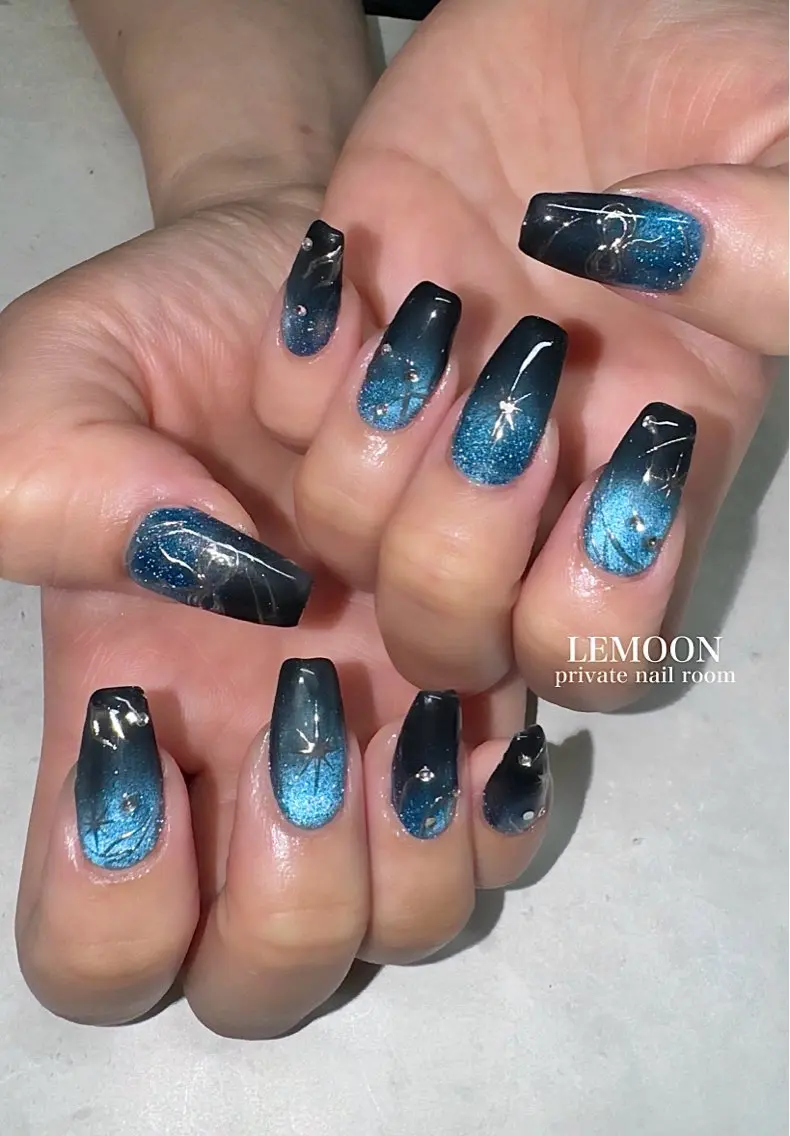ネイル グラデーション nail salon LEMOONのネイルデザイン