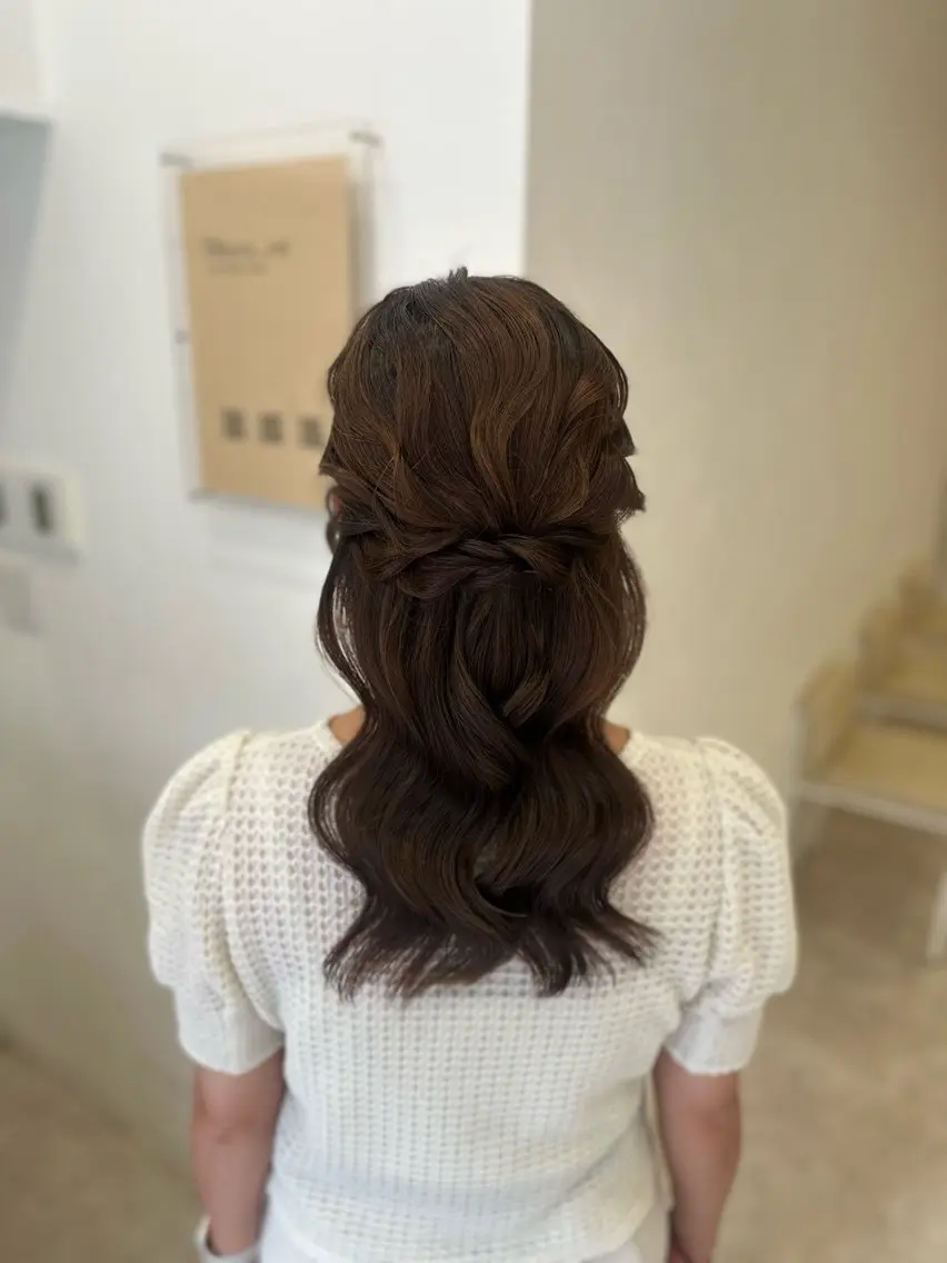 ヘアアレンジ ハーフアップ MITSUKI /Ditycaのヘアスタイル