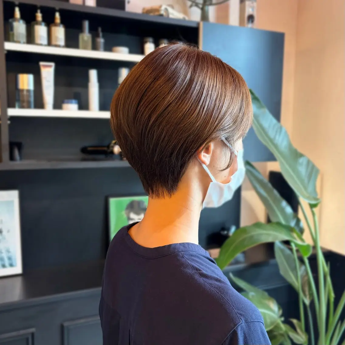ショート カット ヘアカラー スズキ リコのヘアスタイル