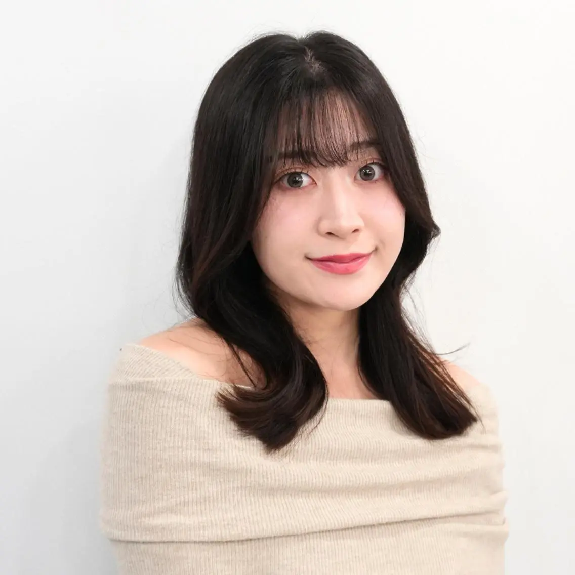 セミロング カラー ブラウンカラー 透明感カラー ダークブラウン レイヤーカット 似合わせカット カット ヘアカラー Endearing 銀座/レイヤーカットのヘアスタイル