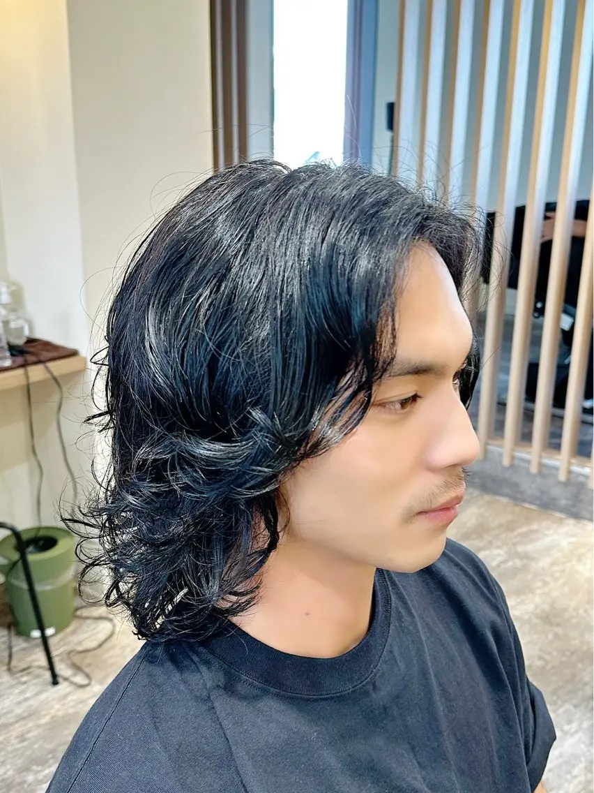 人気No.2❤️【平日ミニモ学割】メンズ似合わせカット✂×眉毛デザインカット×マーブ付きの写真