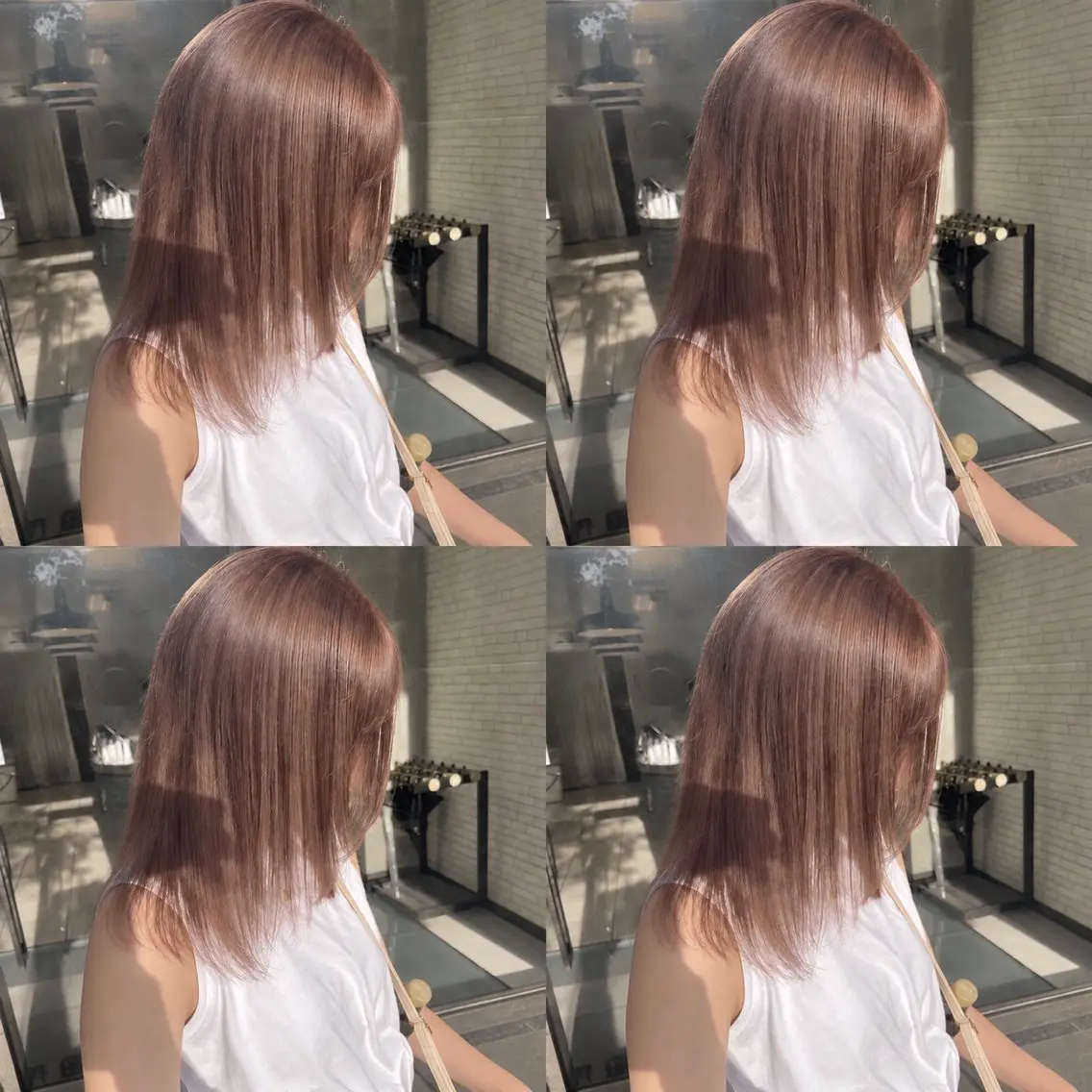 カラー ヘアカラー トリートメント 🎀盛れる顔周り×透 明感🫧manakaのヘアスタイル