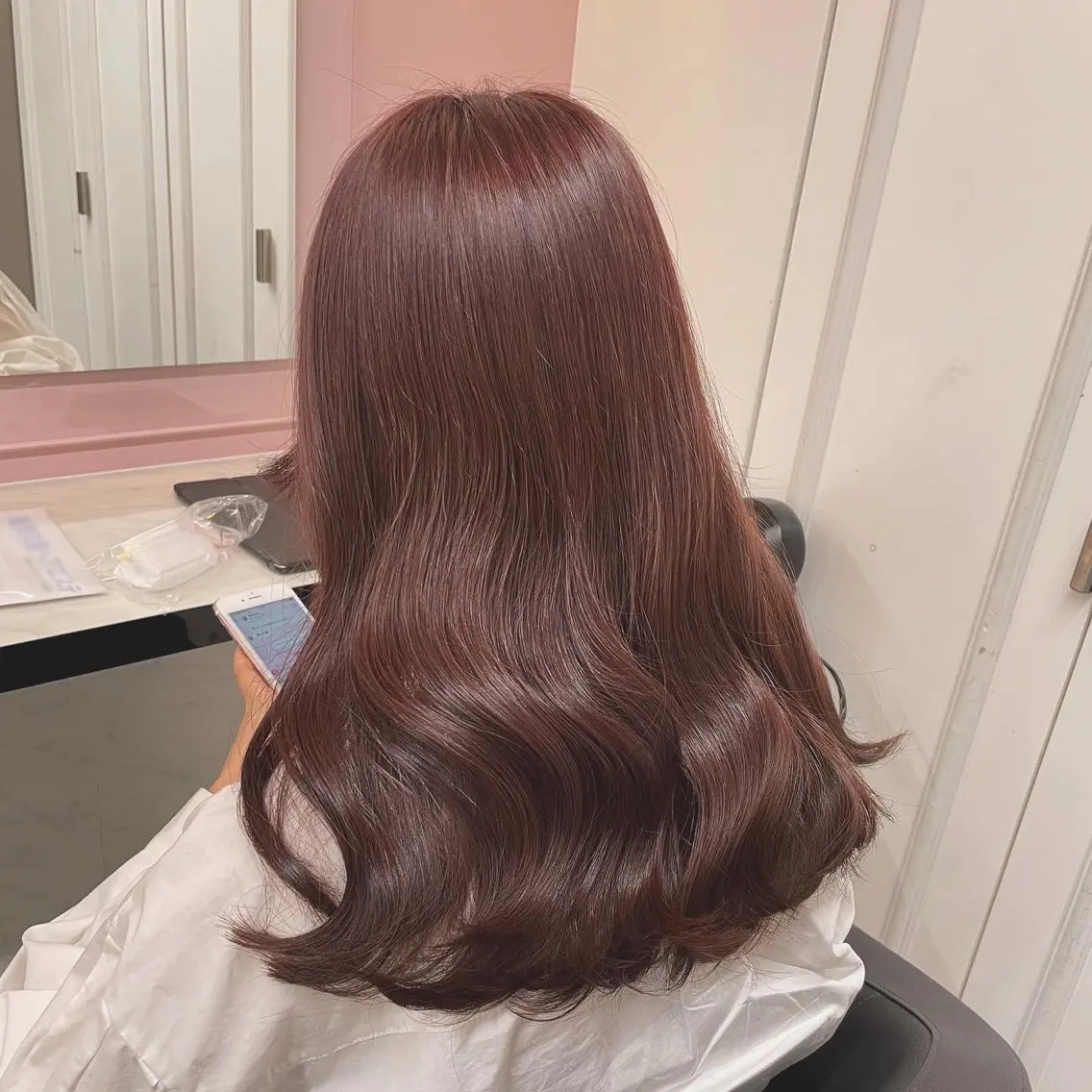 ロング カラー ヘアカラー ♥️韓国風透明感 暖色misa♥️のヘアスタイル