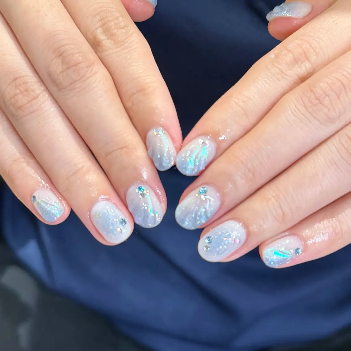 ネイル 持ち込み ハンドネイル mayu🎀zina 船橋南口/パラジェルのネイルデザイン