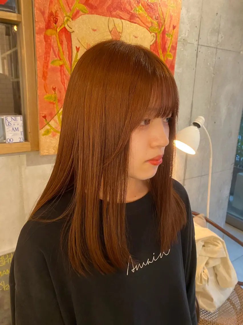 カラー ⭐️植田瑠菜⭐️ カラー／縮毛矯正のヘアスタイル