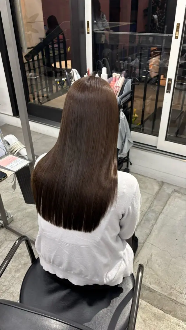 ロング カラー 髪質改善 ゆうご/心斎橋 /カラーモデル募集中のヘアスタイル