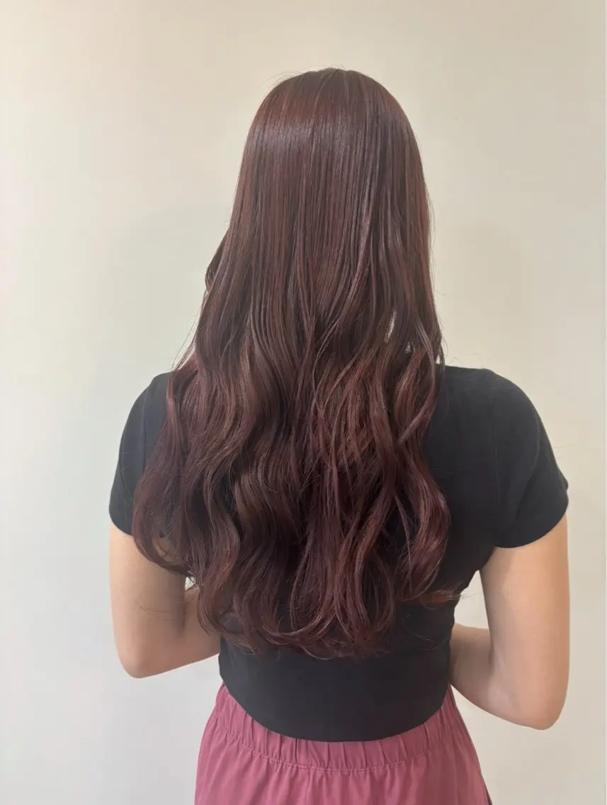 ロング カット ヘアカラー トリートメント レイヤー×髪質改善 hinanoのヘアスタイル