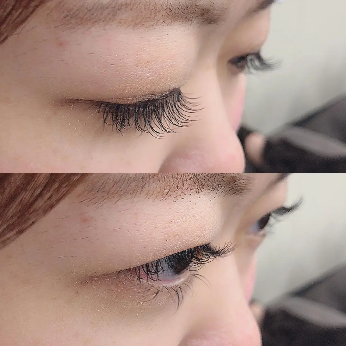 マツエク・マツパ Cカール キュート レイヤーカット✖️ 柔らかベージュカラーのヘアスタイル
