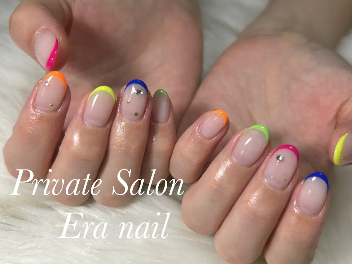ネイル フレンチネイル ハンドネイル Era nailのネイルデザイン