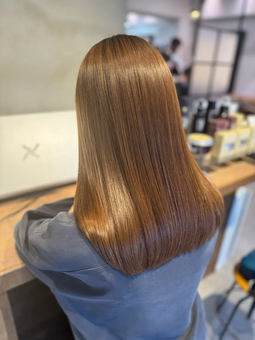 ロング カット 縮毛矯正 トリートメント Kojima 髪質改善ケアサロン＊のヘアスタイル