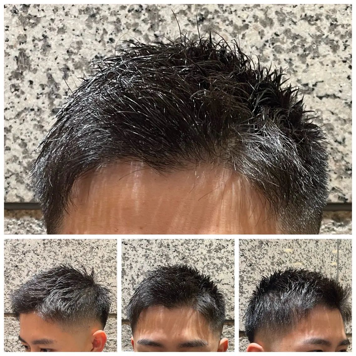 メンズショートスタイルの写真