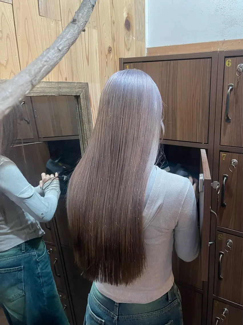 ロング カラー 大村 日向子のヘアスタイル