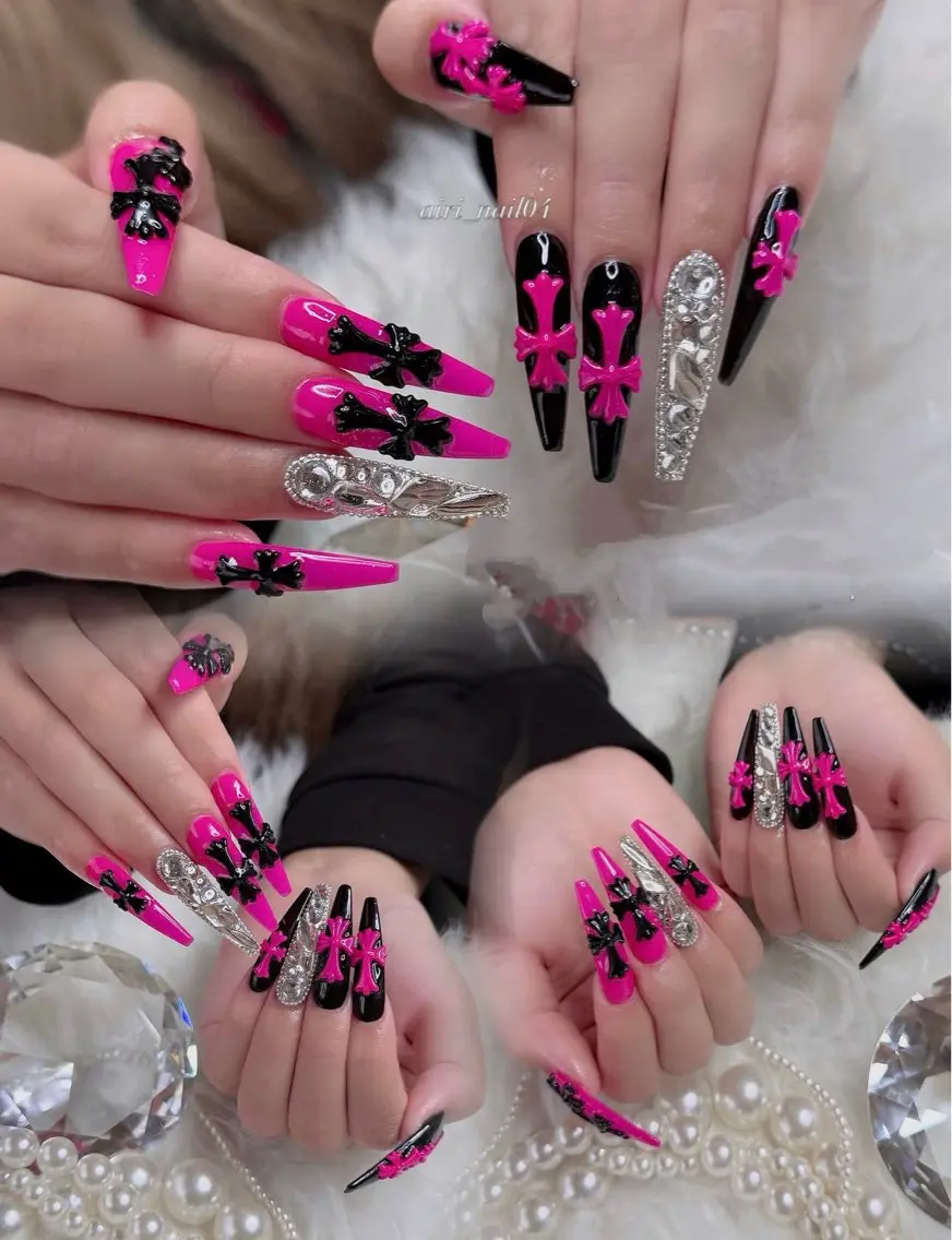 ネイル チークネイル 長さ出し フラッシュネイル フレンチネイル グラデーション ハンドネイル Lenie Nail Salonのネイルデザイン