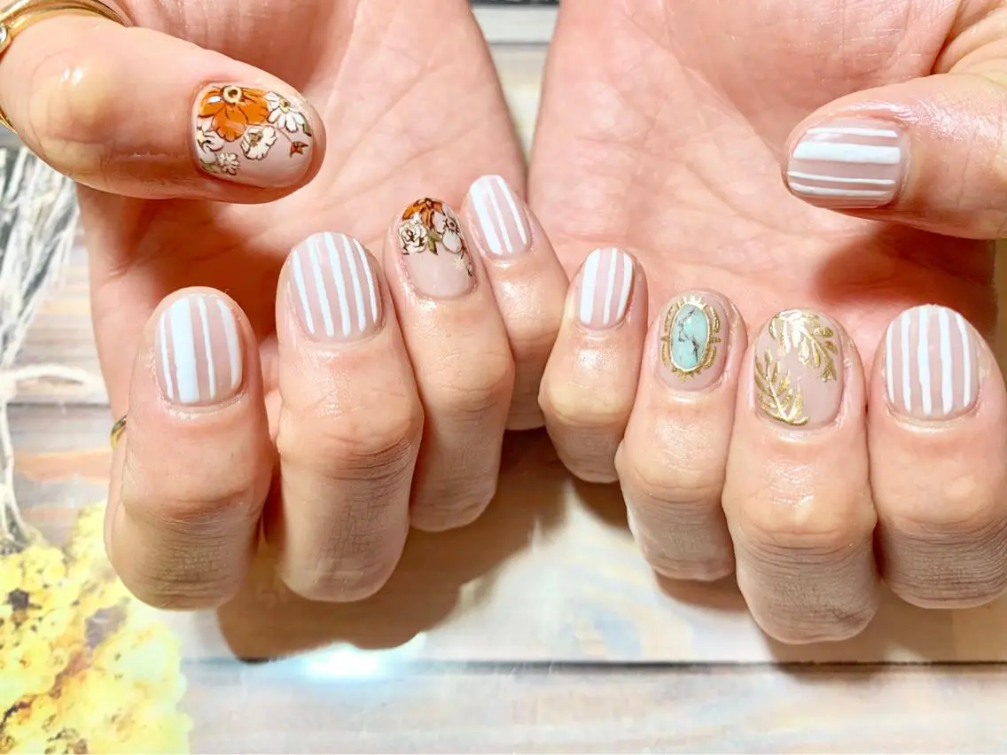ネイル マットネイル ハンドネイル nailsalon -Lien-のネイルデザイン