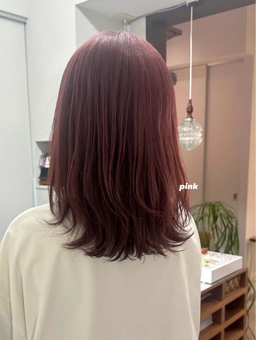 ミディアム カラー カット ヘアカラー トリートメント 暖色カラー/レイヤー 🌙 オノユリカのヘアスタイル