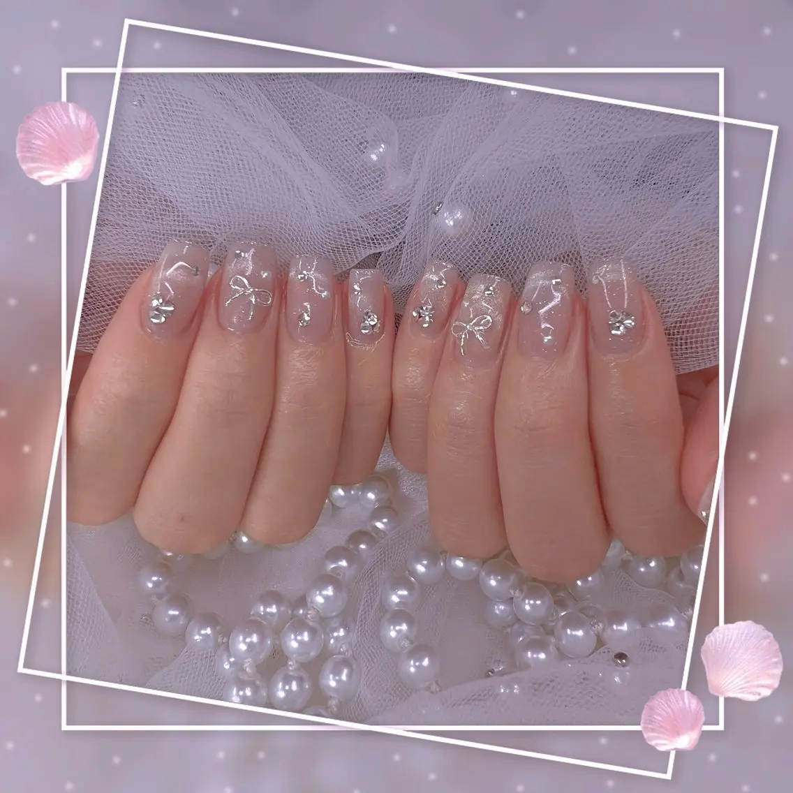 ネイル チークネイル ガーリー グラデーション マグネットネイル ピンク ハンドネイル ハンドケア Chill Nailsalonのネイルデザイン
