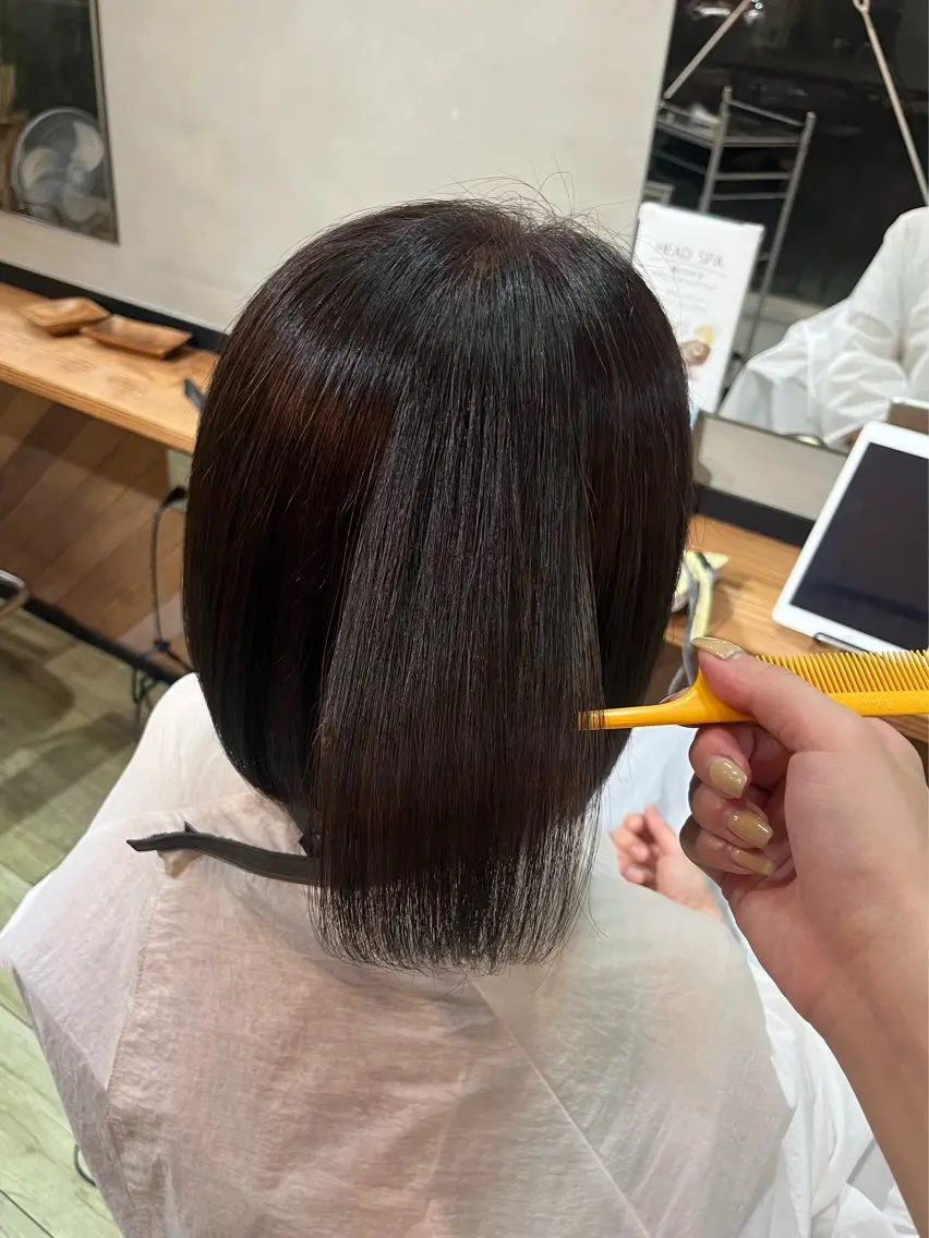 カラー 水口 青俐のヘアスタイル