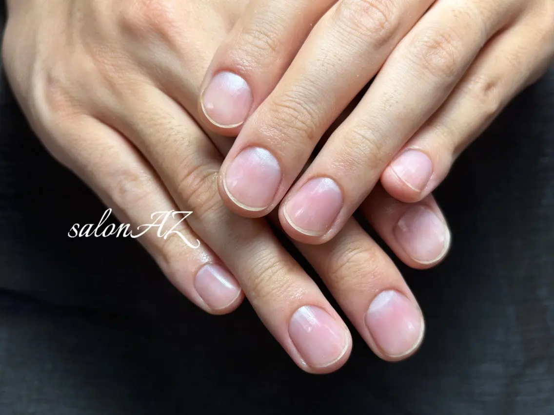 ネイル アートネイル フレンチネイル マグネットネイル ニュアンスネイル オフィスネイル ハンドケア salon AZのネイルデザイン