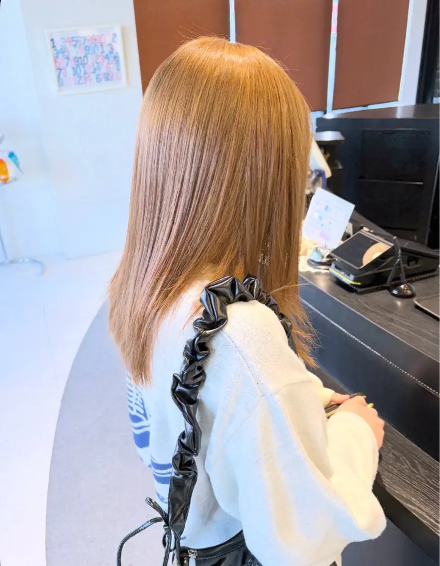カラー ヘアカラー トリートメント ブリーチ無しダブル カラー/矢口将旭のヘアスタイル