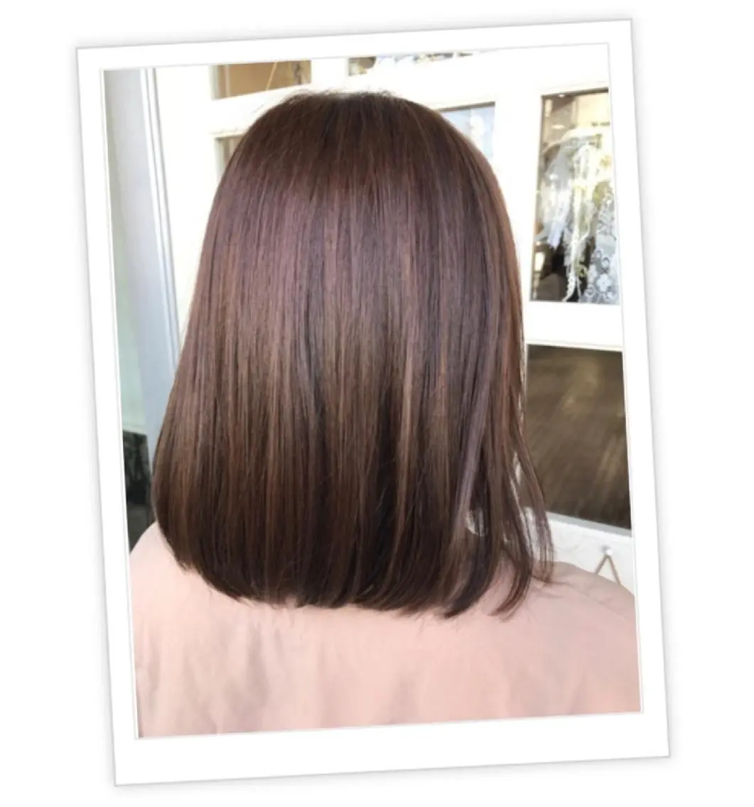 ミディアム 内間 美菜のヘアスタイル