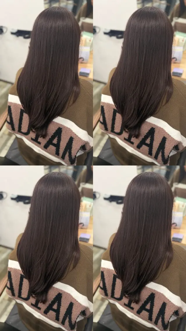 ロング カット トリートメント 髪質改善🪽 森川☜⁠ ☜⁠ のヘアスタイル