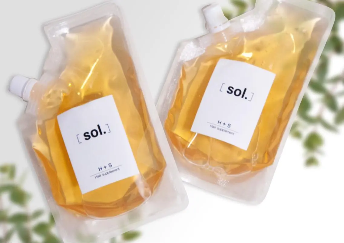 カット+Sol.(ホームケア付)トリートメントコースの写真