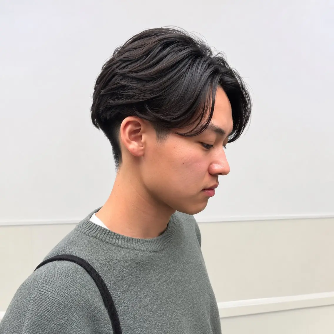 メンズカット＋フェザーパーマ＋ショートスパ☆１日３名限定☆乾かすだけで決まる ￥4950の写真