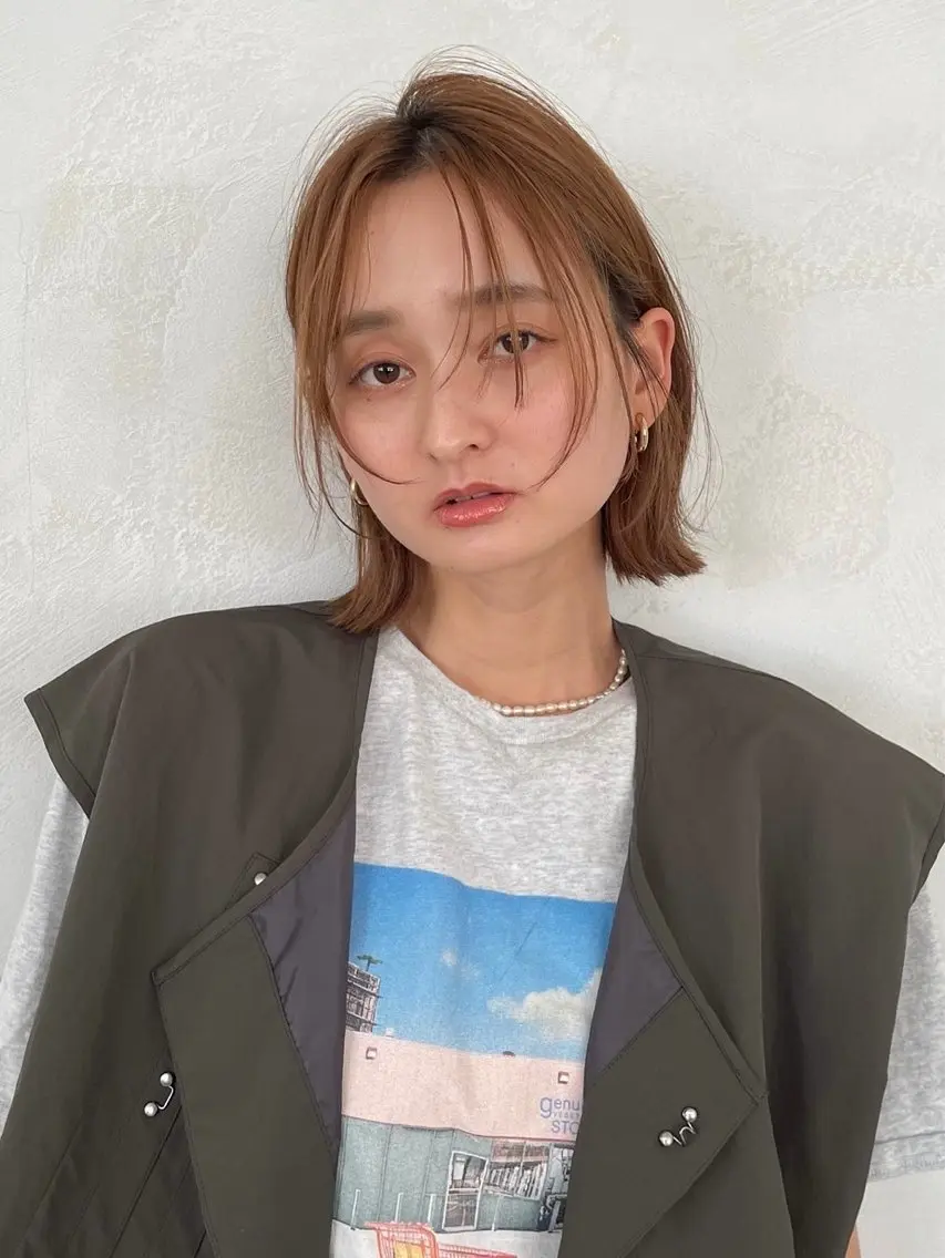ショート カラー 吉原 由菜のヘアスタイル