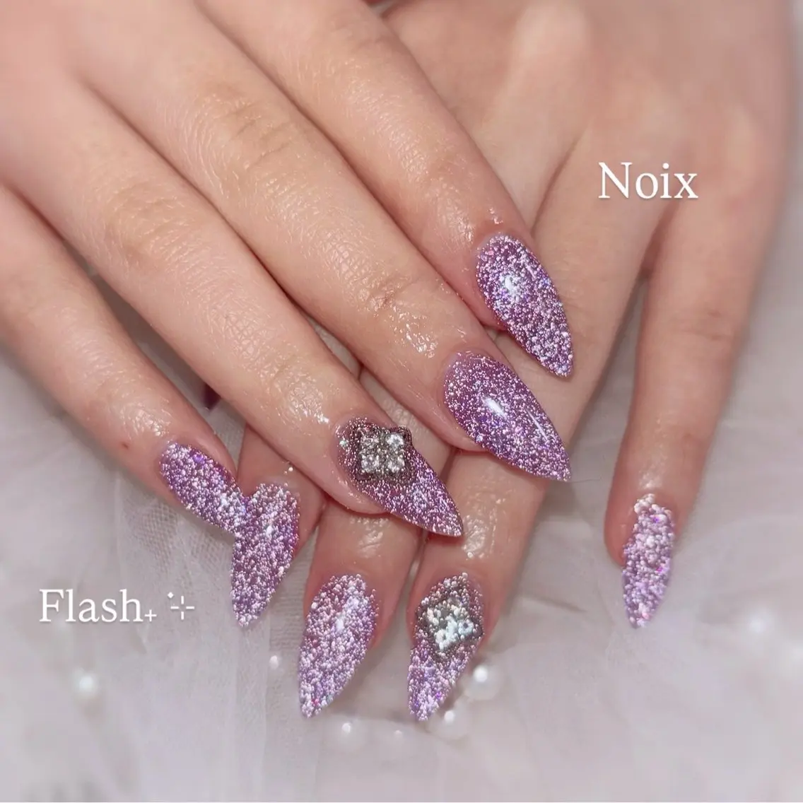 ネイル フラッシュネイル スカルプネイル ハンドネイル Noix 横浜のネイルデザイン