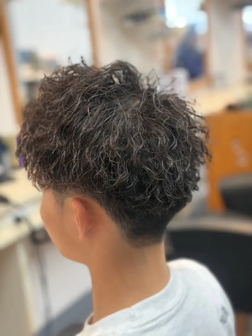パーマ メンズ カット パーマ 大人メンズ/パーマ/ WATARUのヘアスタイル