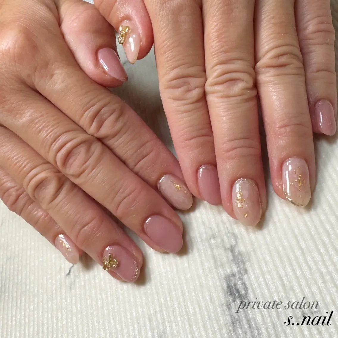 ネイル ピンク ハンドネイル フットネイル s..nail / MORITAのネイルデザイン