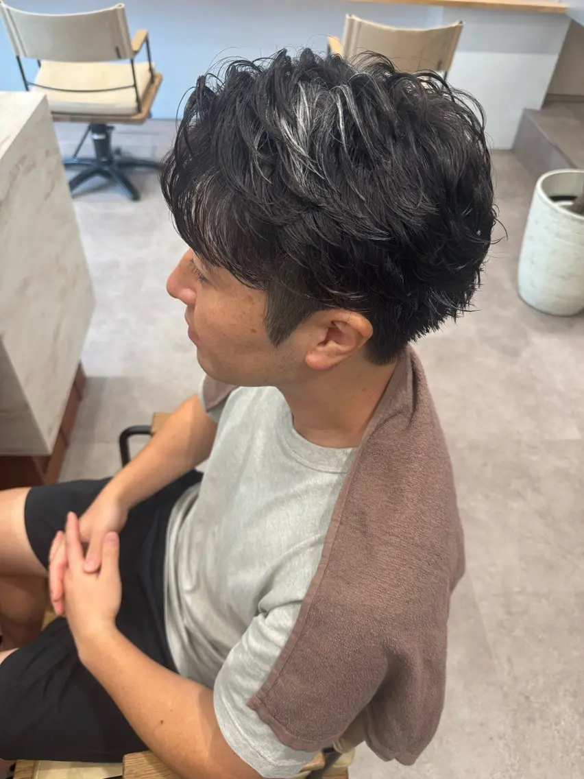 パーマ メンズ Keito / walt名駅店のヘアスタイル