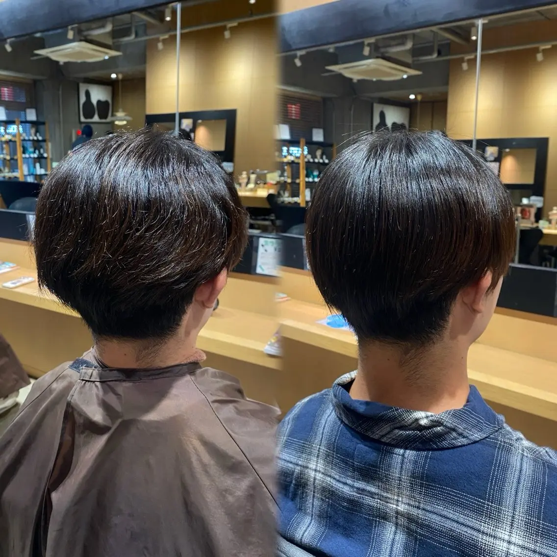 パーマ メンズ メンズパーマ ストレートパーマ 野々山 芽衣のヘアスタイル