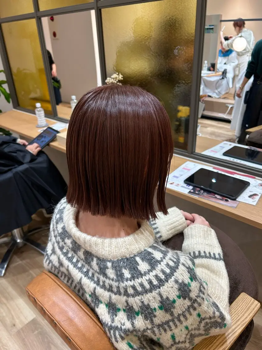 【ご新規様限定】💫カット+水素カラー+マイクロバブル💫の写真