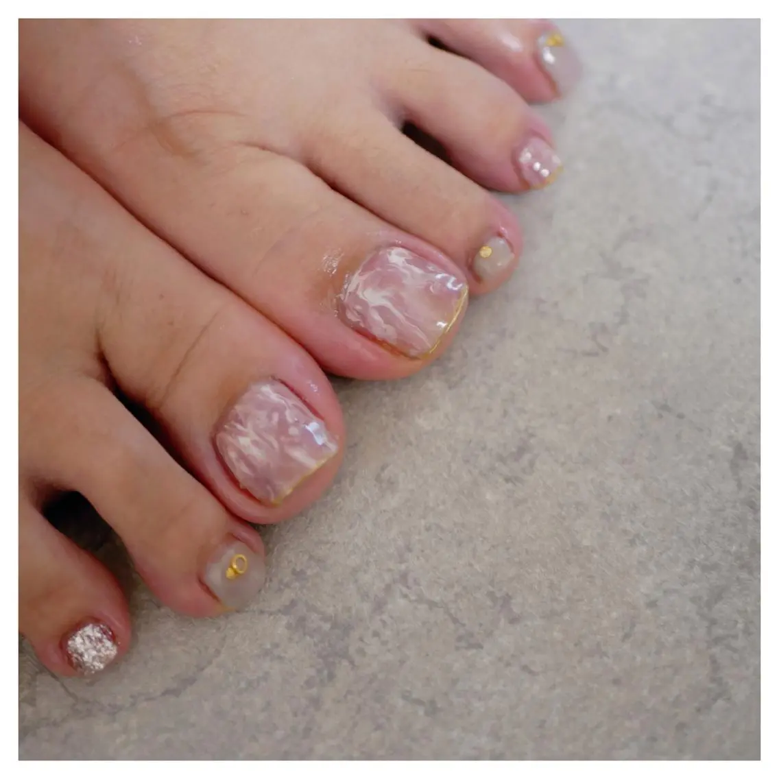 ネイル アートネイル ニュアンスネイル Nail salon Rilaのネイルデザイン