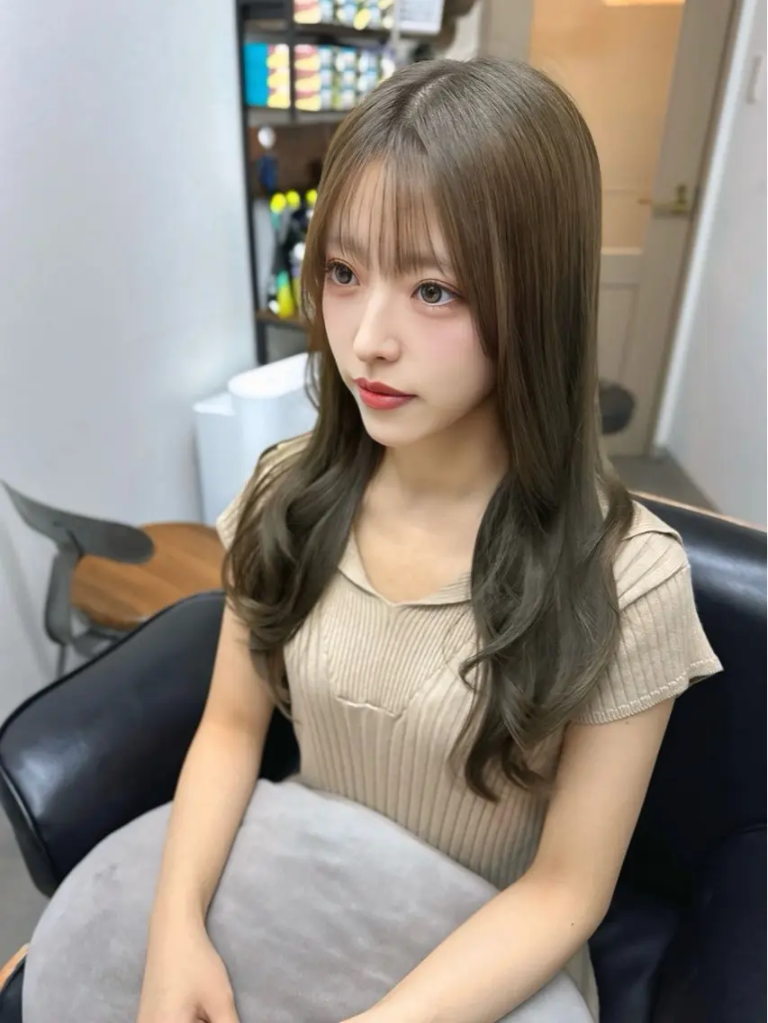 ロング カラー アディクシーカラー イルミナカラー クオルシアカラー 髪質改善 韓国風ヘア カット ヘアカラー トリートメント 艶髪改善師/高橋潤 /縮毛矯正のヘアスタイル