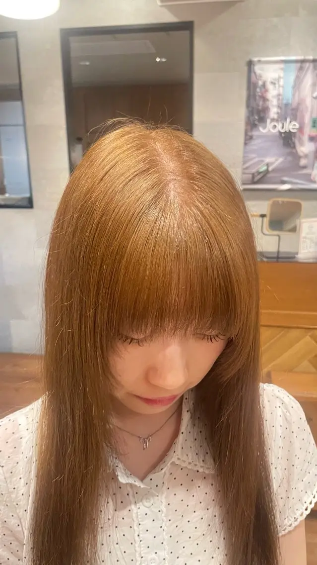 ロング カット ヘアカラー トリートメント 銀座ボブカラーパーマ misakiのヘアスタイル