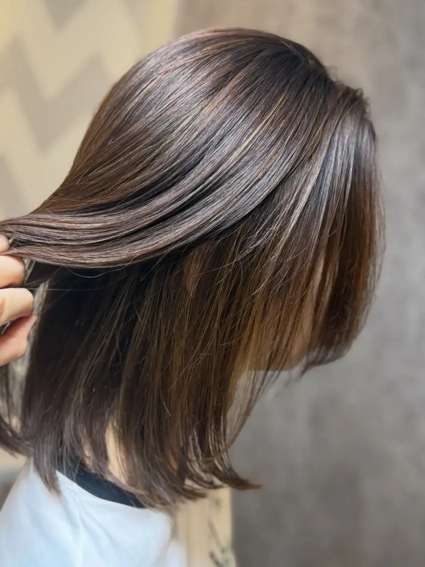 カラー ベージュカラー ハイライトカラー La Coeur AKIのヘアスタイル