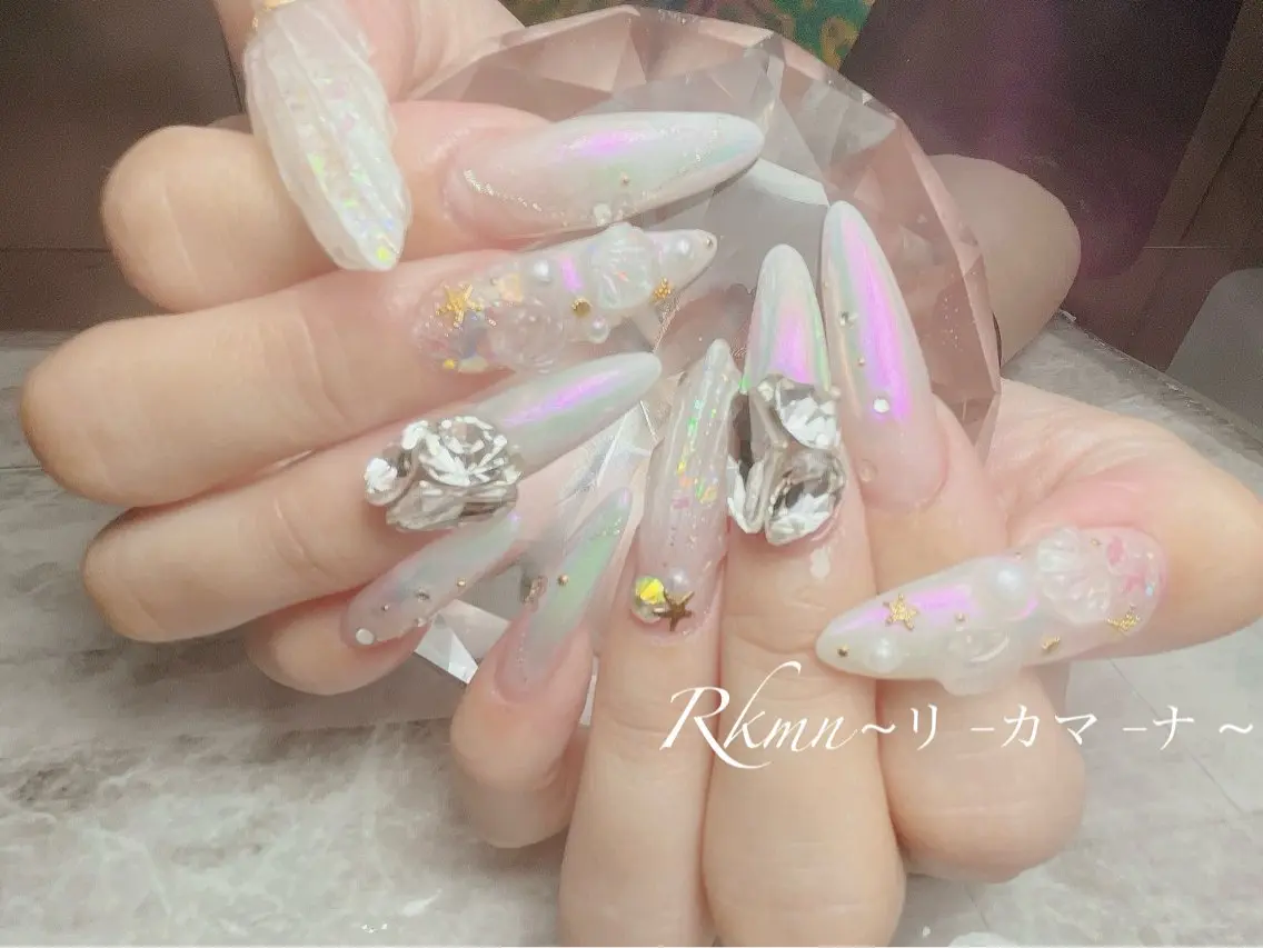 ネイル アートネイル 春ネイル ハンドネイル フットネイル ハンドケア Rkmn ~リ-カマ-ナ~のネイルデザイン