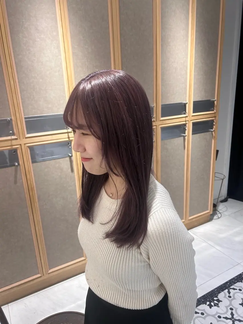 カラー ヘアカラー トリートメント ヘッドスパ ヘアセット miko🪽地毛風/ ハイトーン/レイヤーのヘアスタイル