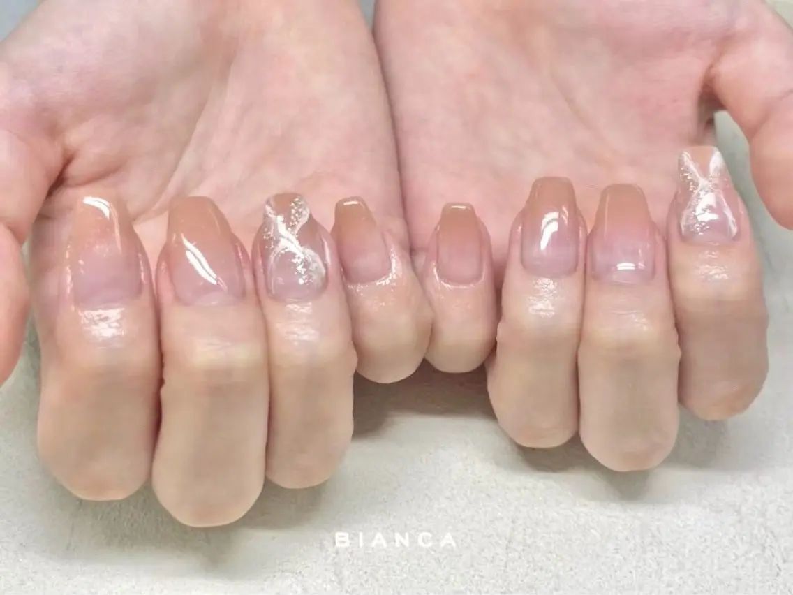 【オフあり】ハンド💅🏻ワンポイントコース💡パラジェル変更可👌🏻✨の写真